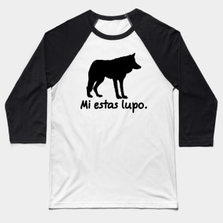 Mi estas lupo Baseball T-Shirt